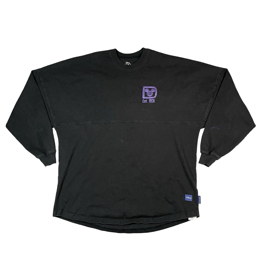Disney Spirit Jersey Size L 100 Years Of Wonder Black Purple Fireworks Hawaii - Picture 2 of 11